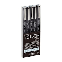 Touch Liner Teknik Çizim Kalemi 5Li Set Cool Grey  Sh4101205
