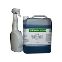 Akbel Cam Temizleyici Konsantre 1-10 5 Kg+Uygulama Spreyi