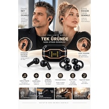 Günlük Hayatın İçin 4 Kulaklıklı Tws Kablosuz Kulaklık Seti Dijital Şarj Ekranlı Hoparlör