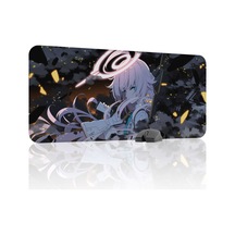 Blue Archive Kaymaz Dikişli Kauçuk Oyuncu Mousepad V3 - 90x40 Xxl Gaming Mouse Pad Fare Altlığı