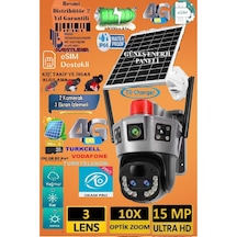 Okam Pro 6020 15mp 3 Lensli 4g Esım Destekli Güneş Enerjili Güven