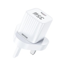 Wk Wp-u13 Cinsuy Hız Pd35w Tip-c Hızlı Şarj Cihazı, Fiş: İngiltere Fiş Beyaz Beyaz