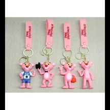 Hubrendy Emin Pembe Panter Silikon Anahtarlık