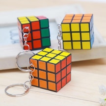 Limmy Zeka Küpü Mini Rubik Zeka Küpü Sabır Küpü Anahtarlık 3 x 3 CM 1 Adet