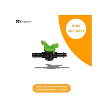 Damla Sulama Vana 16'lık - Dayanıklı Ve Kolay Montajlı Bağlantı Parçası 200 Adet