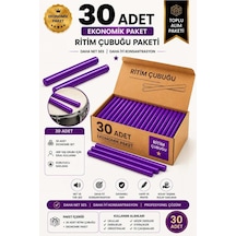Midex Örf-bt-25prp-15x Mor Ritim Çubuğu Örf Aletleri Seti 25 Cm Karbon Fiber Toptan Paket 15 Çift Tek Renk