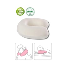 Beyaz Ortopedik Seyahat Boyun Yastigi Hava Geçirgen 50 X 70 36 X 33 Pamuklu 0 - 499 Gr Visko Beyaz