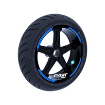 Double Stripe Tasarımlı Azur Mavi Jant Şeridi Sticker Çınar Extreme