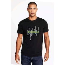 Riverdale Riverdale & Character Names Baskılı Siyah Erkek Tshirt