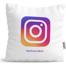 Kişiye Özel Instagram Saten Yastık - 2