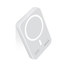 5000 Mah Beyaz 15w Magsafe Destekli Txm5 Powerbank Kablosuz Şarj + Stand Tasarım BEYAZ