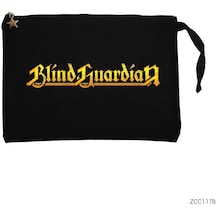 Blind Guardian Siyah Clutch Astarlı Cüzdan / El Çantası