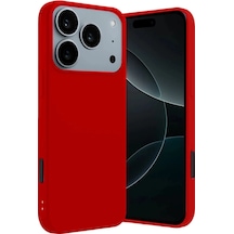 İphone 17 Pro First Silikon - Kırmızı
