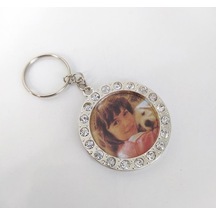 Resimlikli Taşlı Anahtarlık Çanta Süsü