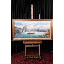 Atatürk Köprüsü'nde Akşamüstü Ve Tarihi Yarımada 65 x 125 CM