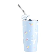 Sanrio Lisanslı Cinnamoroll Çelik Matara Pipetli 580ml By Mınıso 0