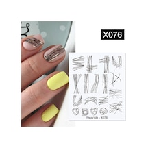 Su Transferli Nail Art Sticker X076 50127-34