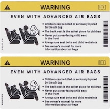 A2218171220 Airbag Havayastığı Sticker Etiket Yapıştırma 14Cm