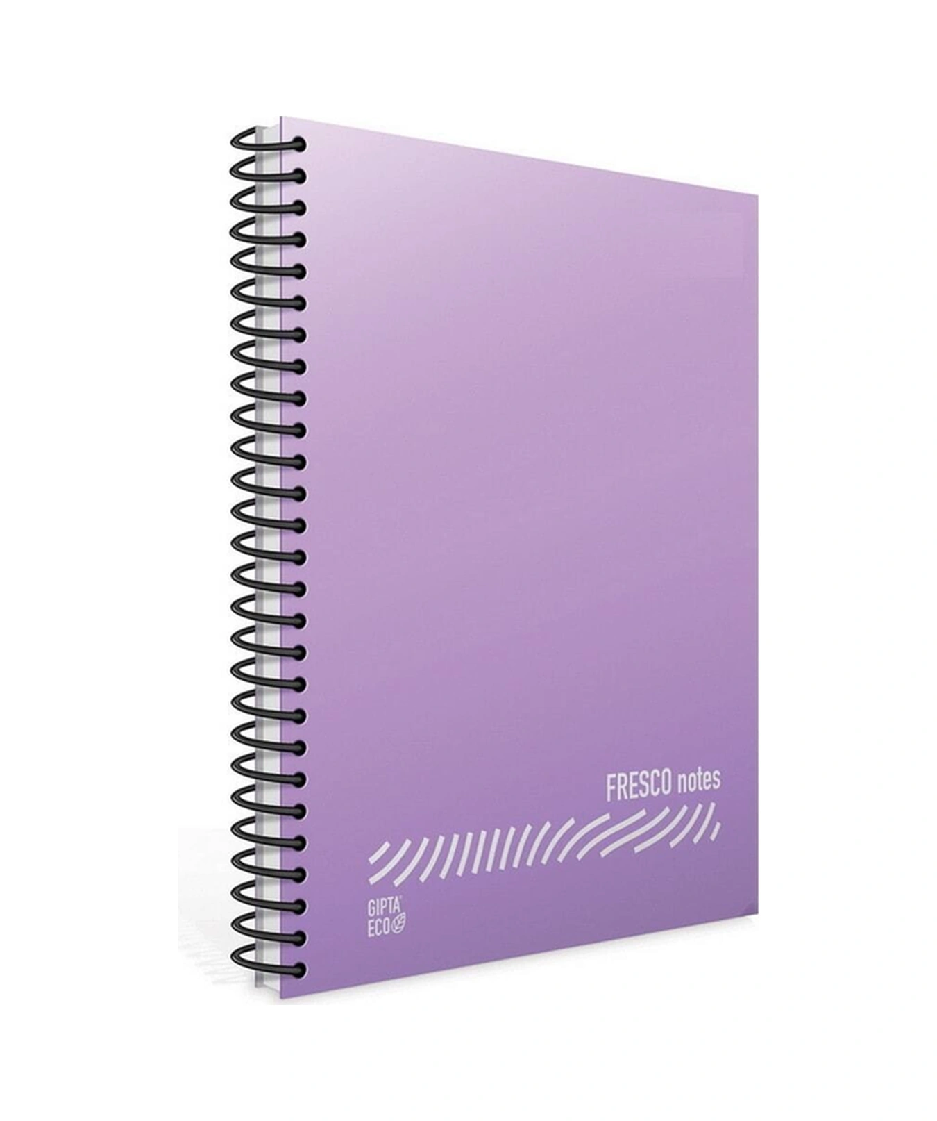 Fresco A4 60 Yaprak Plastik Kapak Spiralli Defter 4931 Kareli Mor Mor