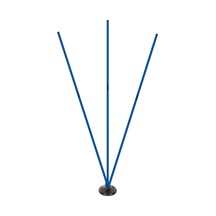 Scucs 1146 Kauçuk Takozlu 3 Lü Açılı Çubuk Mavi