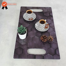 Decorita Cam Tepsi Petek Desen 29Cm X 52Cm