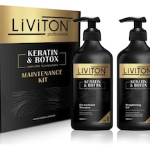 Liviton Professional Keratin Botox Şampuan 500 ML + Jel Keratin 500 ML