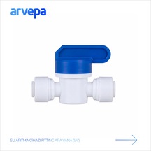 Arvepa Su Arıtma Cihazı 1/4" Ara Vana - Geçmeli (Quick) Bağlantı