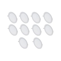 10 Adet 18 Watt Slim Led Panel Beyaz Işık Diğer