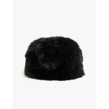 Koton Peluş Bucket Şapka Siyah 6wak40047aa Siyah