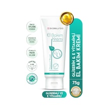 Doğal Nemlendirici El Bakım Kremi Gliserinli & E Vitaminli 75 Ml Vegan
