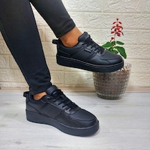 Kinetix Enner Pu Siyah Comfort Fuspetli Atom Sneaker Spor Ayakkabı 001