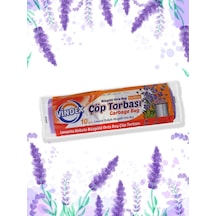 Vindex Büzgülü Lavanta Kokulu Orta Boy Çöp Torbası Mor 55 x 60 CM
