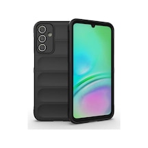 Rba Aksesuar Galaxy Uyumlu A15 Kılıf Esnek Tpu Oyuklu Arka Yüzey Tasarımlı Rba Etnik Silikon Kapak - Siyah Siyah