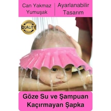 Svein Ayarlanabilir Çocuk Bebek Duş Şapkası Göze Şampuan Su Sabun Koruyucu Banyo