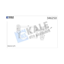 Kalorifer Radyatörü A3-caddy-golf-jetta-polo-ıbıza-cordoba-octavıa-1.4-1.6-1.8-1.9tdı-2.0 234 156 Kale Radyatör