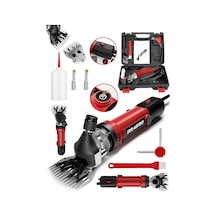 Dragro Alman Drg-4200w Devir Ayarli Bakir Sargili Çelik Şanzuman Koyun Keçi Kirkma Makinesi -kırmızı