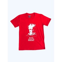 Unisex Kırmızı 23 Nisan 29 Ekim Pamuklu Atatürk Tişörtü