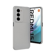 Xiaomi Redmi 15 4g Uyumlu Auto Focus Karbon Kapak - Gri