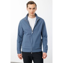 Erkek Hakim Yaka Yan Cepli Mont H.mavi H.mavi