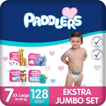 Bebek Bezi 7 Numara XX-Large (20-30 Kg) 128 Adet – Ekstra Jumbo Set, Yüksek Emicilik