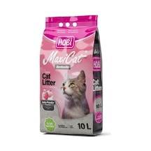 Hobi Maxicat Bebek Pudralı İnce Topaklaşan Bentonit Kedi Kumu 10 L