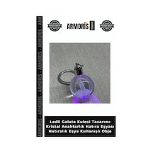 Ledli Galata Kulesi Tasarımı Kristal Anahtarlık Hatıra Eşyası Hatıralık Eşya Kullanışlı Obje