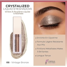 Cosmetics Crystalized Liquid Eyeshadow Likit Metalik Göz Farı, 08 Vintage Bronze Diğer