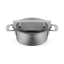 Fissler Phi Collection Cam Kapak Sığ Tencere 20 Cm Renkli