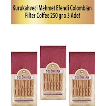 Mehmet Efendi Kurukahveci Colombian Filtre Kahve 3 x 250 G