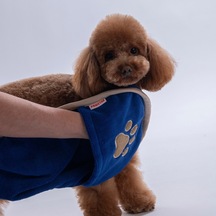 Navy Blue Lacivert Evcil Hayvan Kurulama Havlusu-köpek Kurulama Havlusu- Kedi Kurulama Havlusu