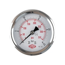 Simga 0-400 Bar Çap Ø63 MM Pano Tip Kuru Manometre