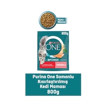 Purina One Somonlu Kısırlaştırılmış Yetişkin Kedi Maması 800 G