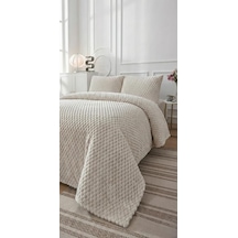Soft Arya Çift Kişilik Yatak Örtüsü 260x240 Krem