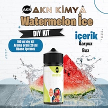 Watermelon Ice Dıy Kit Karpuz Buz Gıda Aroması %20 Oranda Aroma İçerir Hazır Değildir 100 Ml